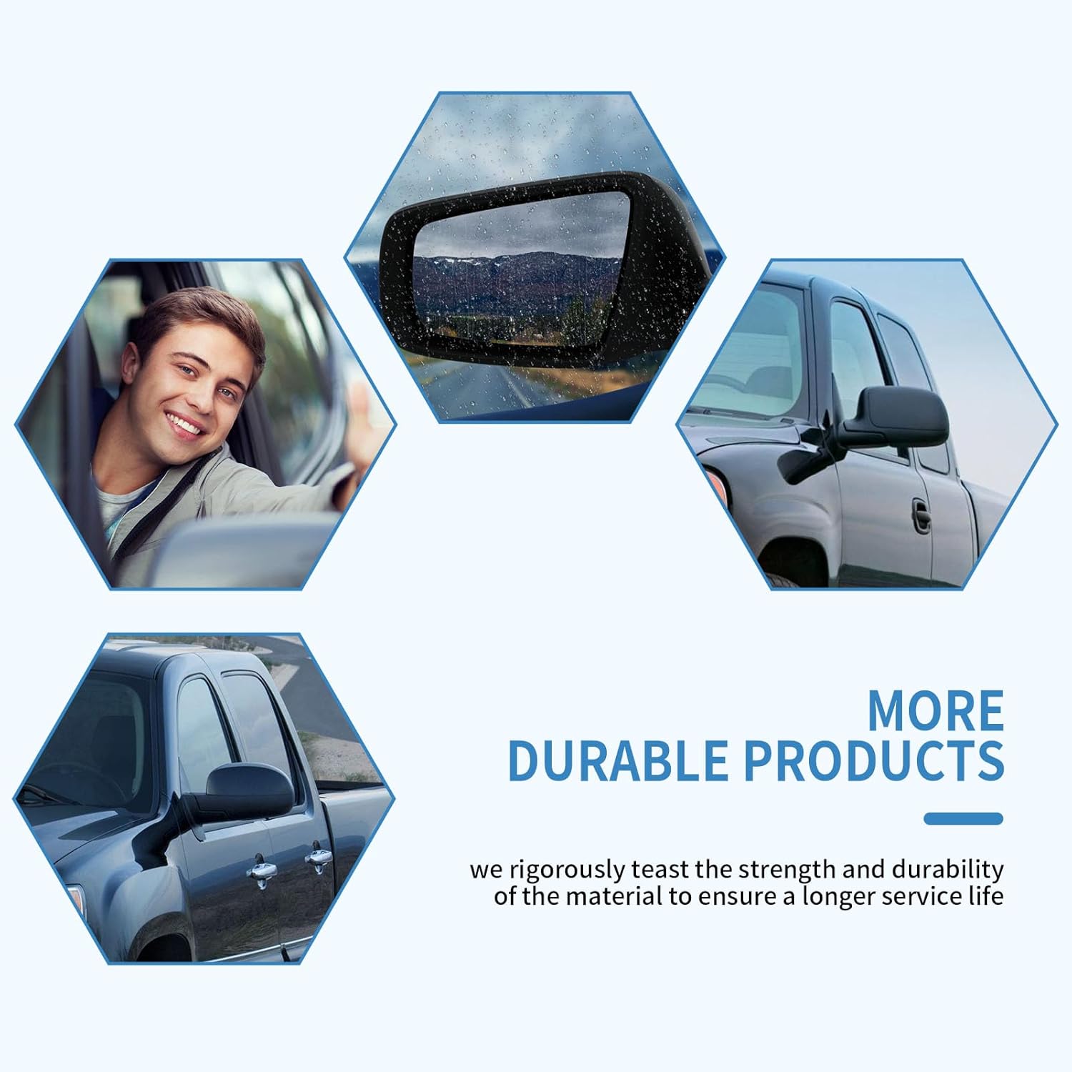 ECCPP Exterior Mirrors Replace with 2010-2013 For BUICK For LACROSSE Driver Side 22857439