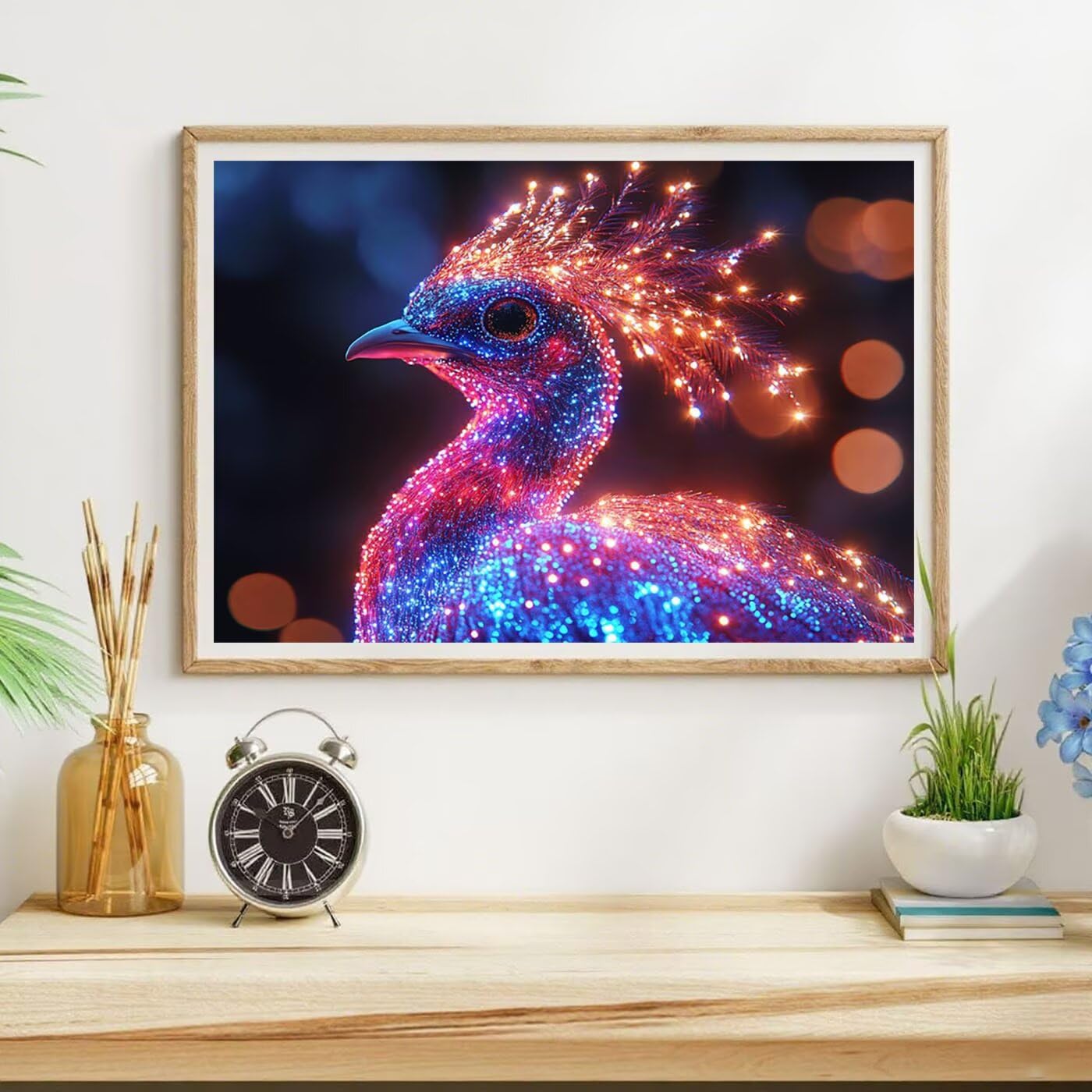 Diamond Art Dream Zestawy do malowania diamentami dla dorosłych, 5D DIY paw pełne wiercenie haft cekiny klejnot artystyczne obrazy, malowanie według numerów, sztuka i rzemiosło, obrazy do dekoracji