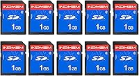 Vista 1 de INDMEM - Tarjeta SD de 1 GB, 10 paquetes clase 4 1 GB tarjeta de memoria flash MLC estándar seguro tarjetas digitales tarjeta de cámara
