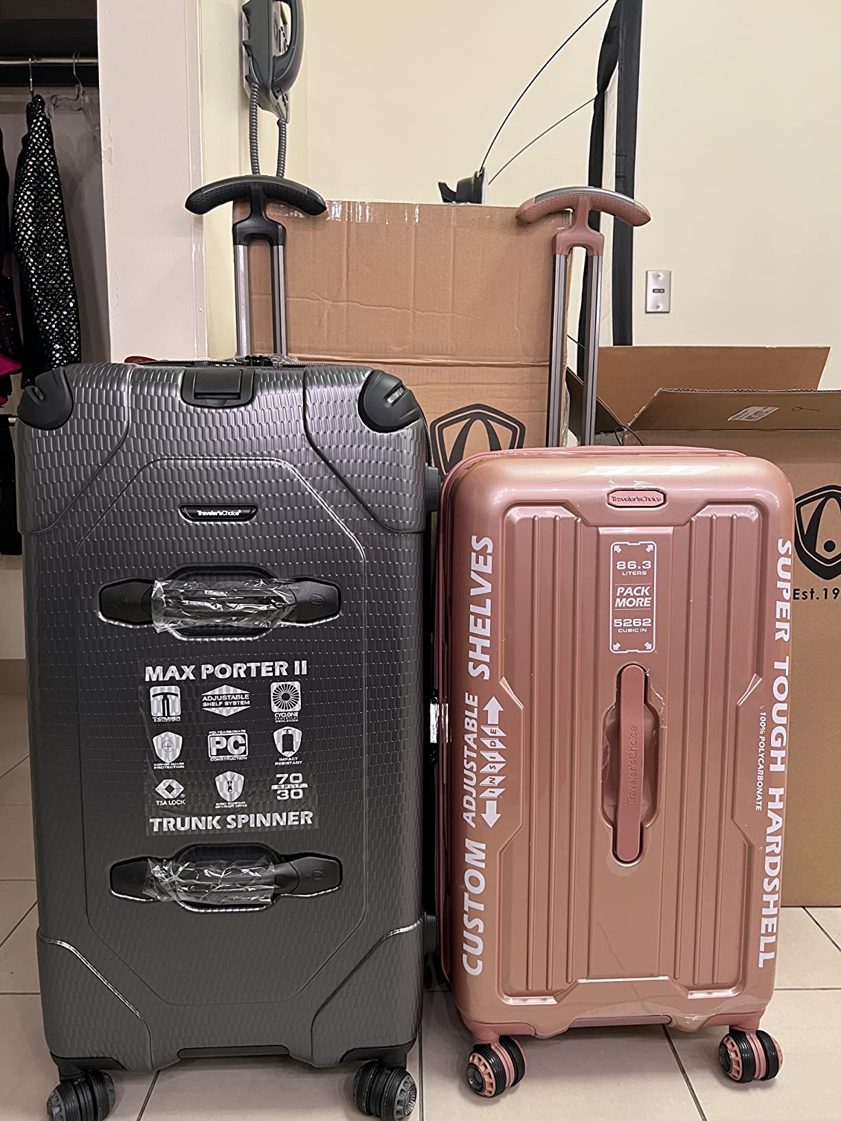 30/mo Finance Traveler's Choice Ultimax II 26" Medium Trunk Spinner