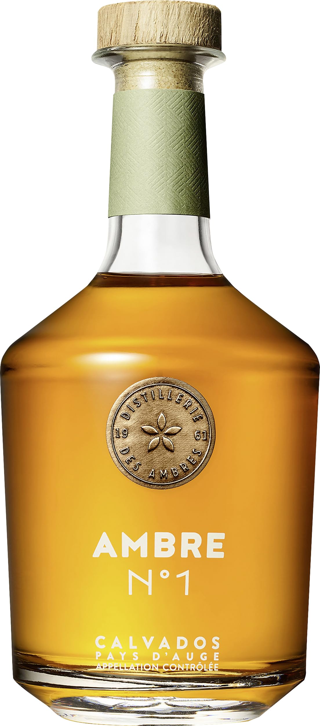 Distillerie des Ambres Calvados Ambre No 1 ‎43% vol. - Calvados aus Pays d'Auge Frankreich (1 x 0.7 l)