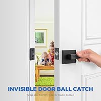 Vista 6 de Ravinte Hardware Pestillo de bola para puerta de armario, reemplazo de bola de puerta, accesorios de puerta de cierre de bola, acero inoxidable