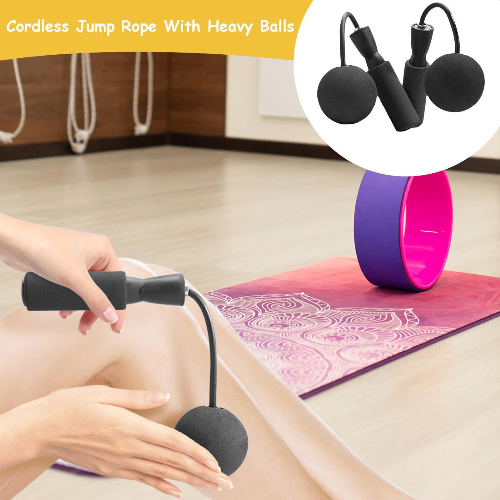 Workout-Springseil, Springseile für Fitness,Gewichtetes Springseil