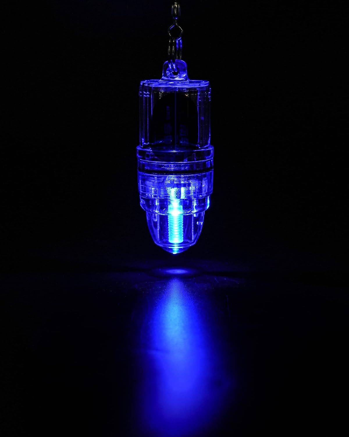 BLUEWING 3pcs Deep Drop Light LED 2100 ft Underwater Fish Attracting Lamp Fishing Flashers for Swordfish, Tilefish, Halibut, Tuna, Grouper, 4.3"