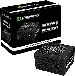 Fonte Gamemax Gs600 600w 80 Plus White Pfc Ativo Preta