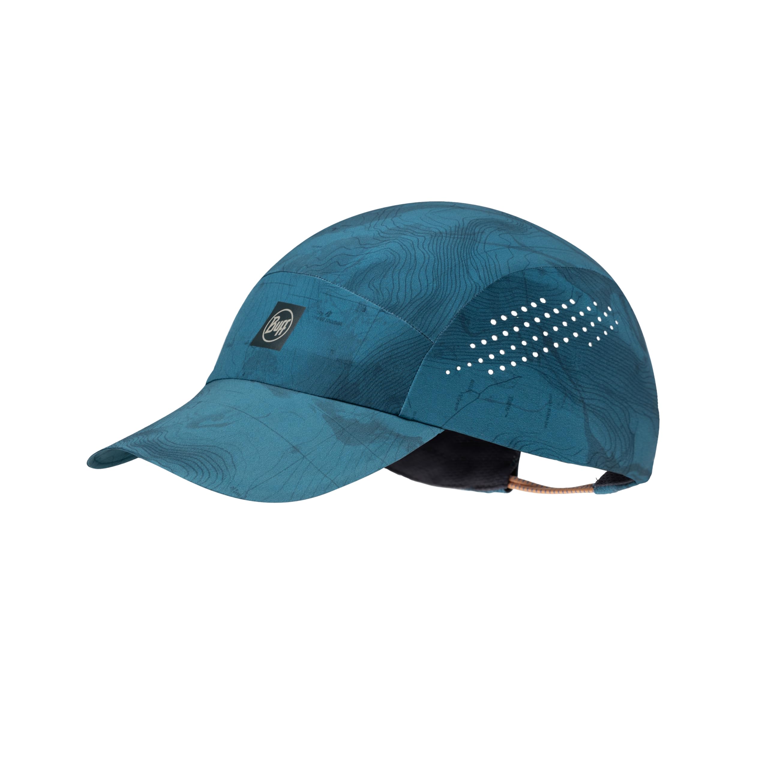 Buff®| Cap Pack Speed Flexible, UPF 50, Reflective Element, Comfortable, Elastic, Running, Ventilation, Foldable S/M Blue