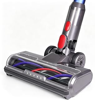 Bürste Ersatzteil Zubehör Kompatibel mit Dyson V7 V8 V10 V11 V15 Staubsauger Bodendüse mit Frontlichten für Hartböden und Teppich