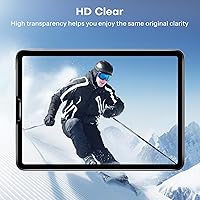 Vista 5 de OMOTON Protector de pantalla para iPad Air de 5ª generación (Air 5/4, 10.9 pulgadas, 2022/2020) iPad Pro de 11 pulgadas (2022/2021/2020/2019)