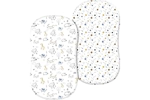PHF Cotton Bassinet Sheets: Snuggle Your Baby in Soft Embrace