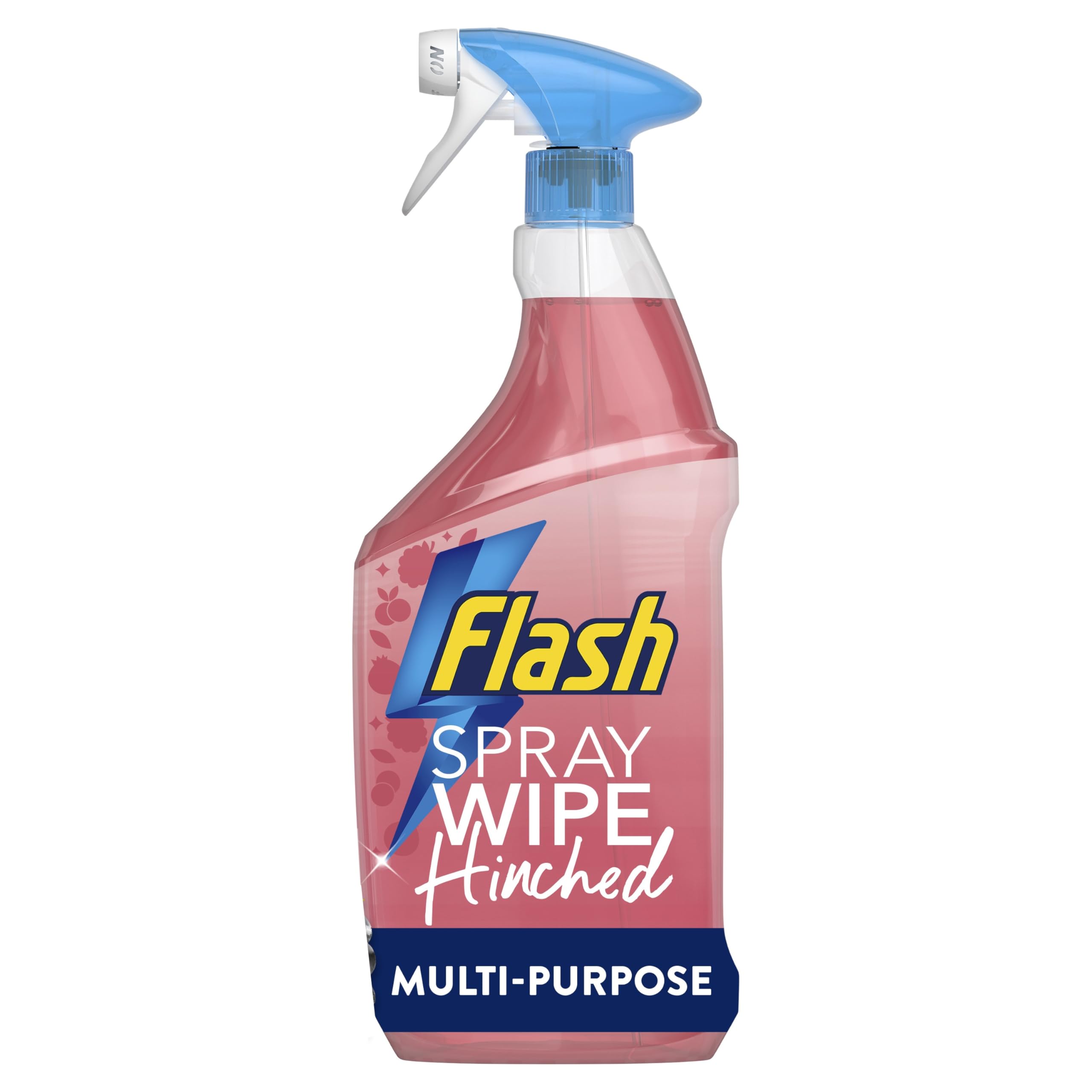 Flash Spray Wipe Done Hinched Antibac Wild Berries Cleaning Spray 800ml