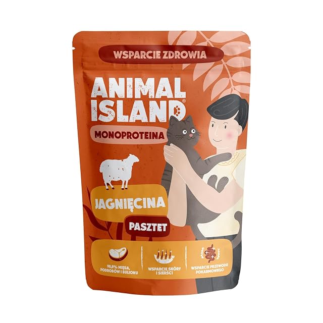 Foto 2 de 4 de Animal Island Alimento Completo Monoproteína Mix para Gatos Adultos Trozos en Salsa Cordero Ternera y Ave…