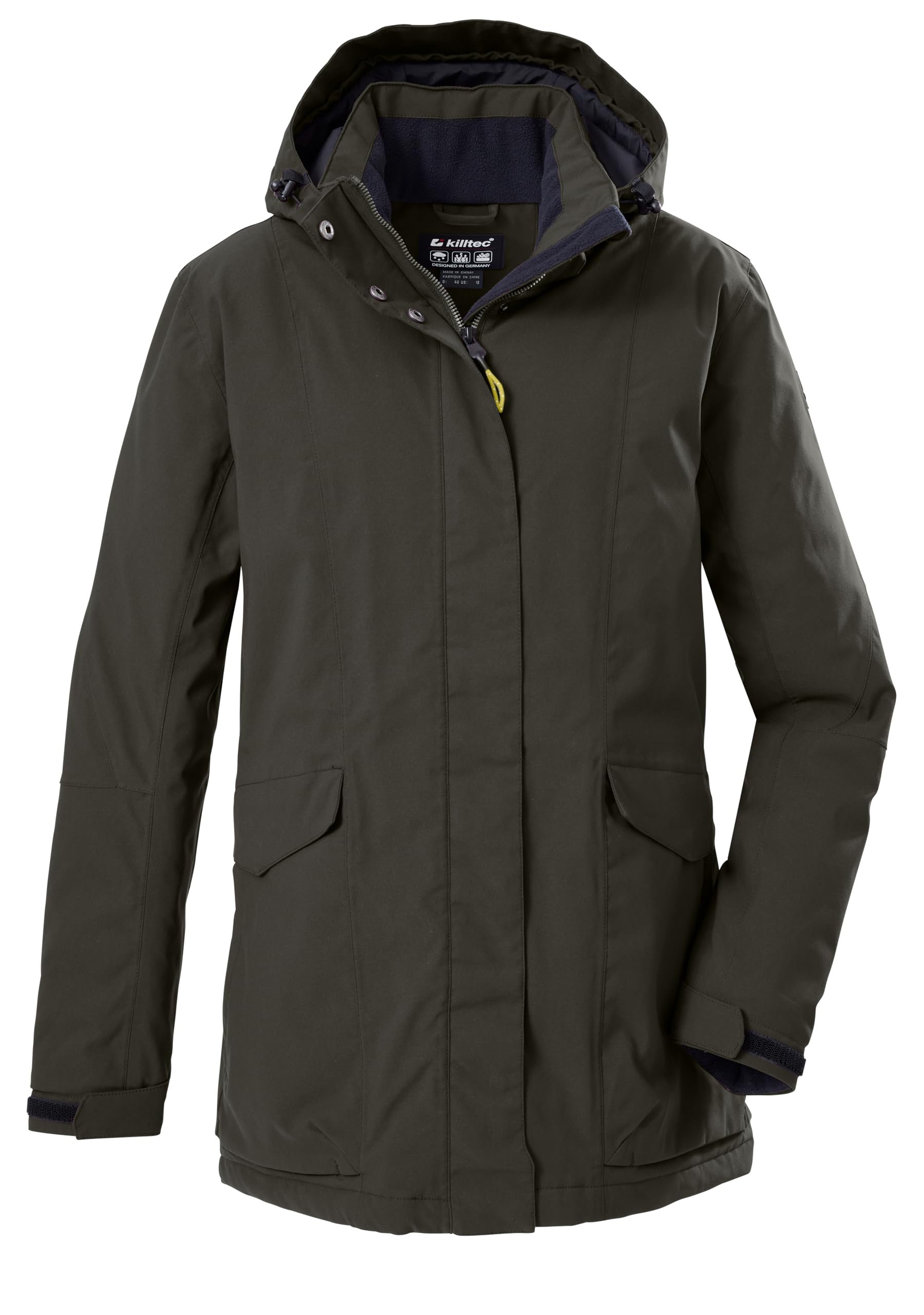Killtec Damen Jacke Chaqueta funcional/outdoor impermeable con capucha con cremallera Mujer