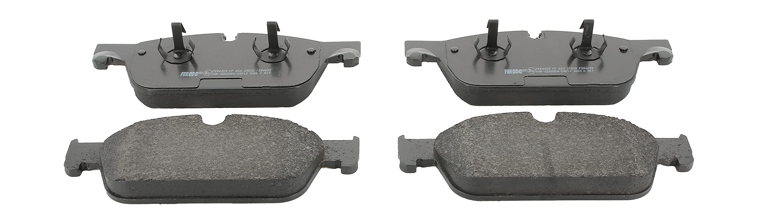 FERODO Kit pastiglie freni Anteriore predisposto per visualizzazione avviso usura senza accessori FDB4693 Compatibilità con MERCEDES-BENZ Classe M W166 GLE Coupé C292 GLE W166 GL X166 GLS X166