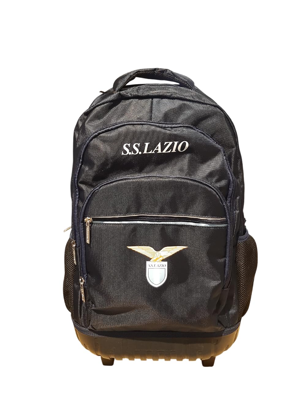 PRESTIGE & DELUXE TROLLEY ZAINO SCUOLA SS LAZIO UFFICIALE + ASTUCCIO 3 PIANI PIENO + portachiave fischietto + 10 penne colorate