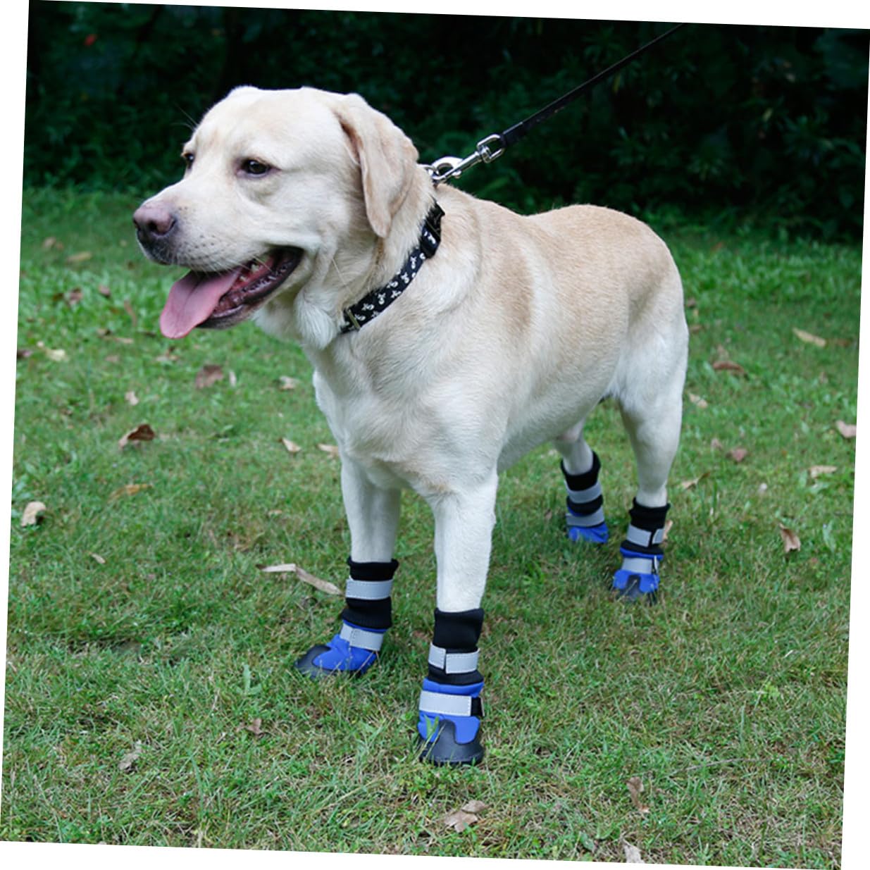 UPKOCH 4 Stück Hundeschneestiefel Warme Outdoor Pfotenstiefel für Mittlere und Große Hunde rutschfeste Winter Hundeschuhe mit Robustem Material und Schutzfunktion