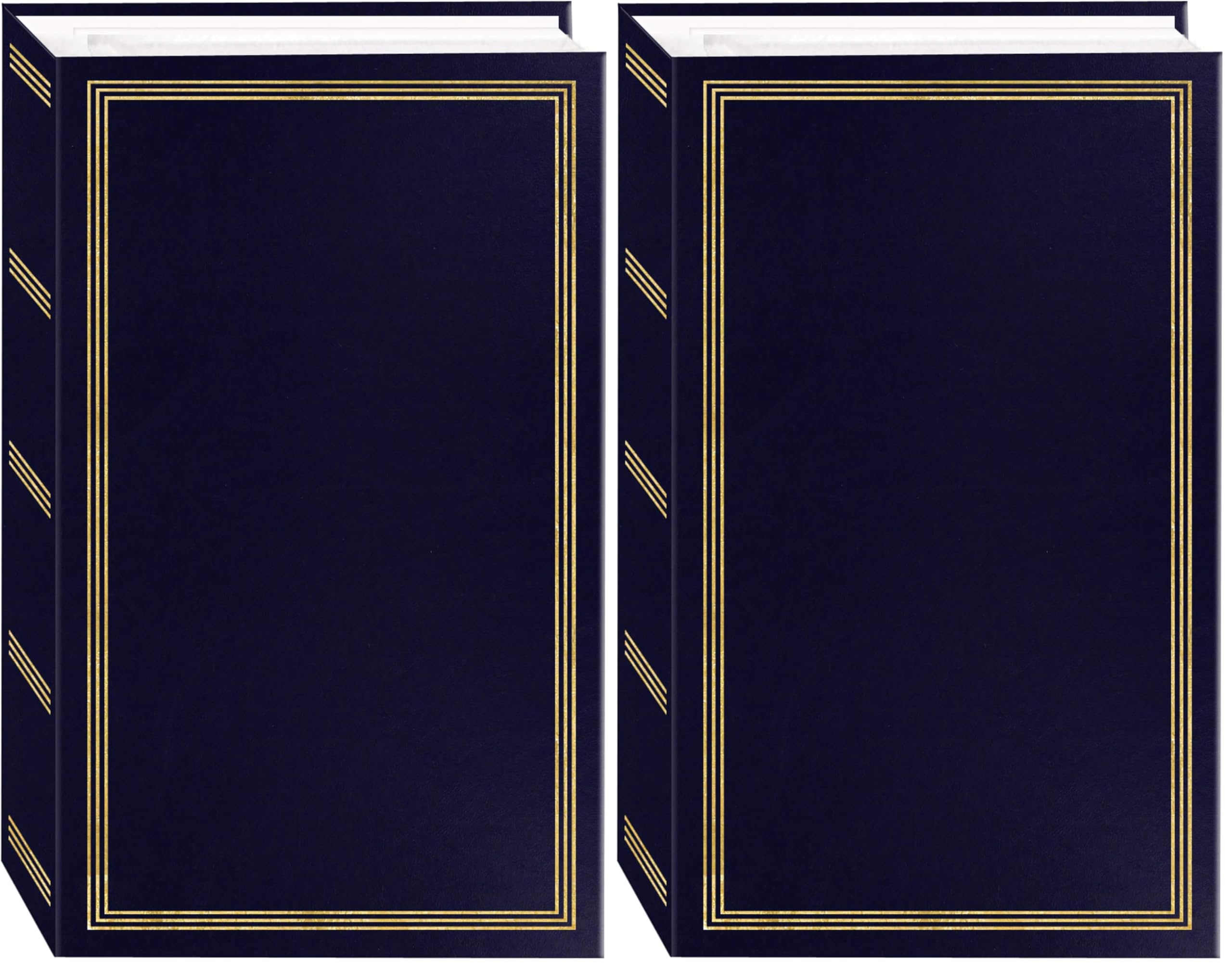Pioneer Photo Albums STC-504 Navy Blue Photo Album, 504 Pockets 4"x6", 1 Count (Pack of 2)