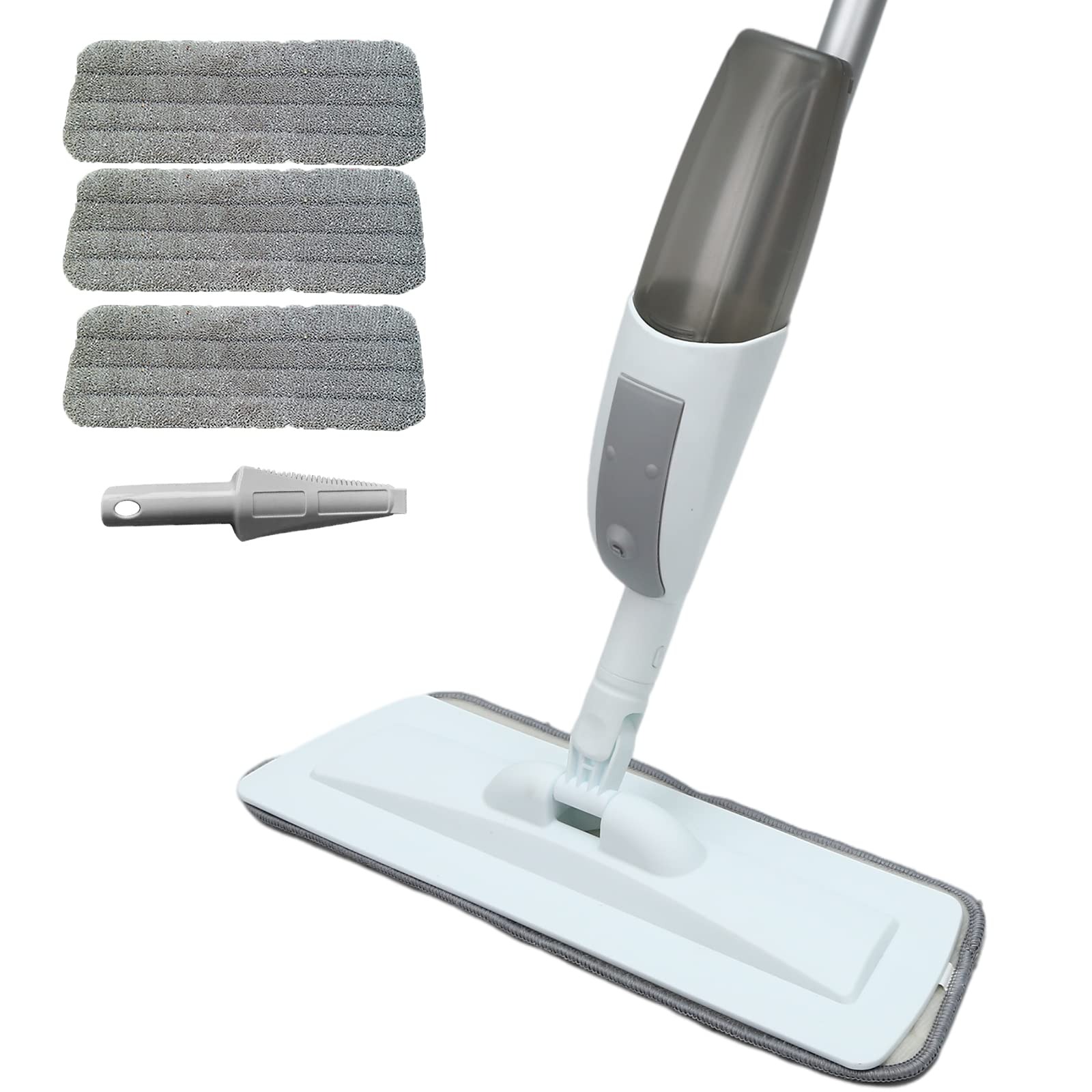 sanskySpray Mop for Cleaning Floor Microfiber Flat Mops for Hardwood Laminate Ceramic Tile Floors