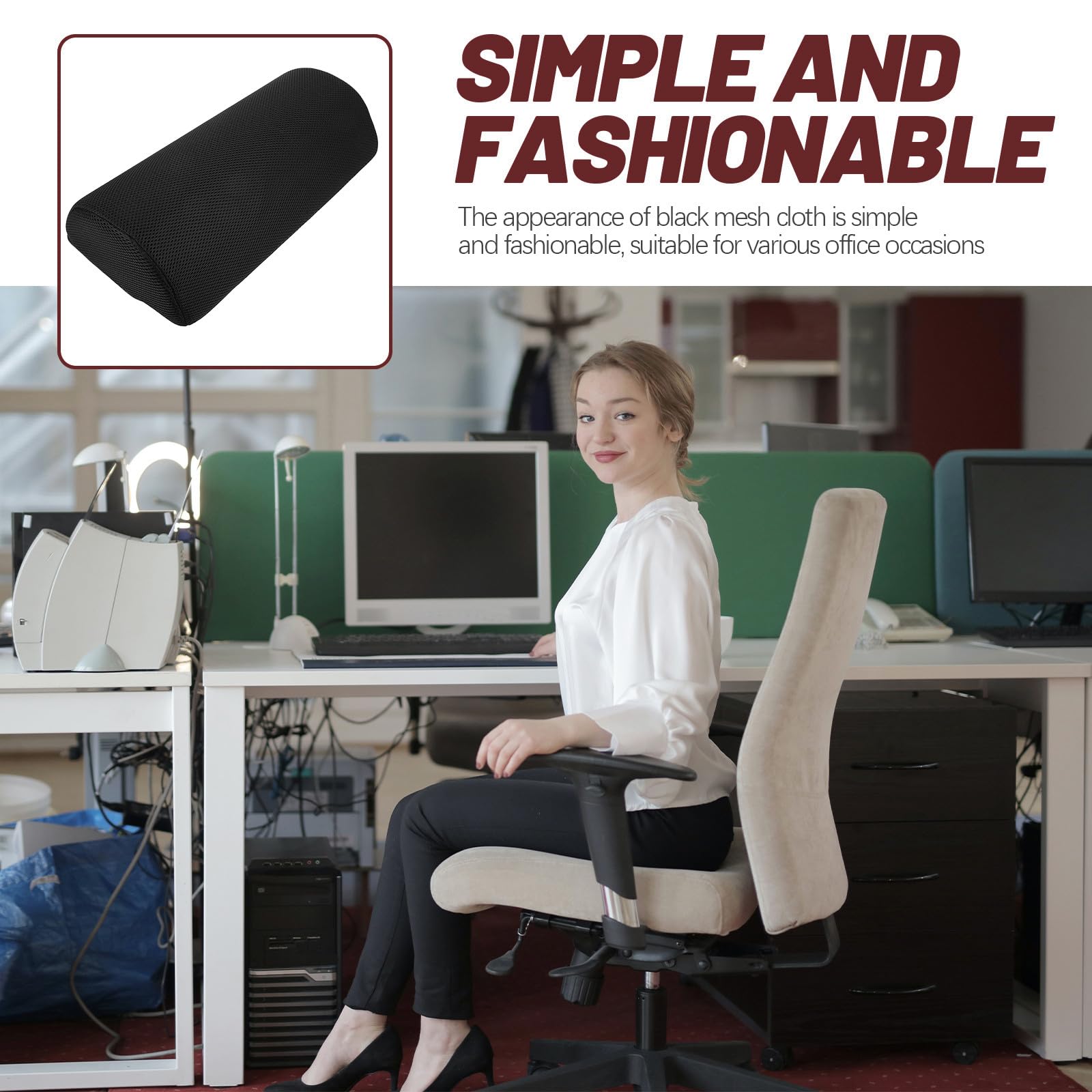 Angoily Halbroll Beinkissen als Kniekissen mit Ergonomischer Unterstützung