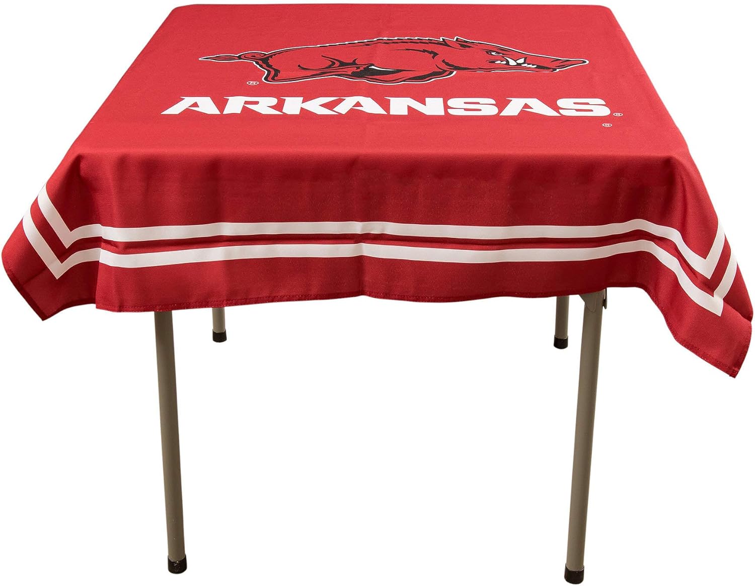 College Flags & Banners Co. Arkansas Logo Tablecloth or Table Overlay