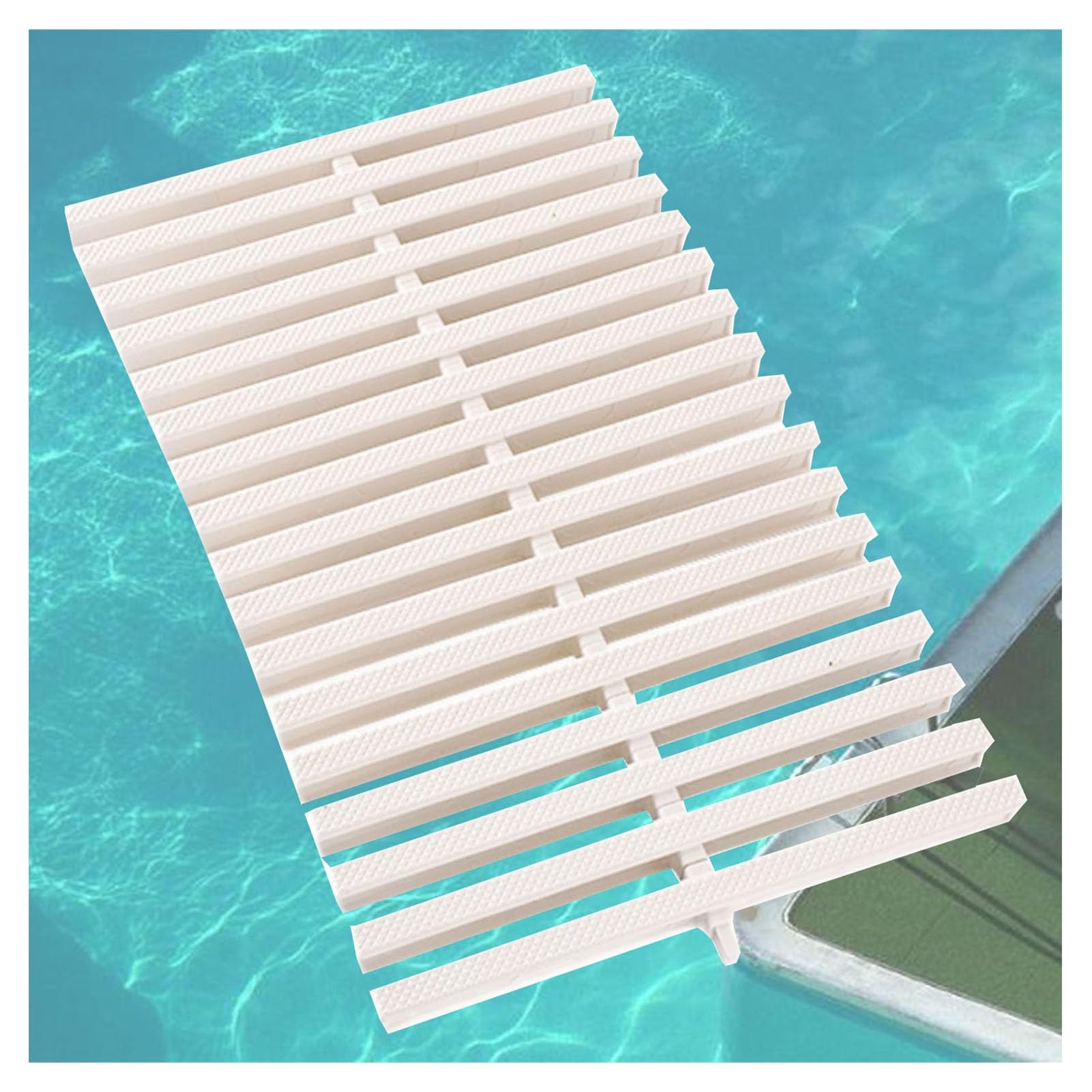 Grille de trop-plein haut de gamme en ABS, lot de 8 grilles de drainage de sol 30 cm