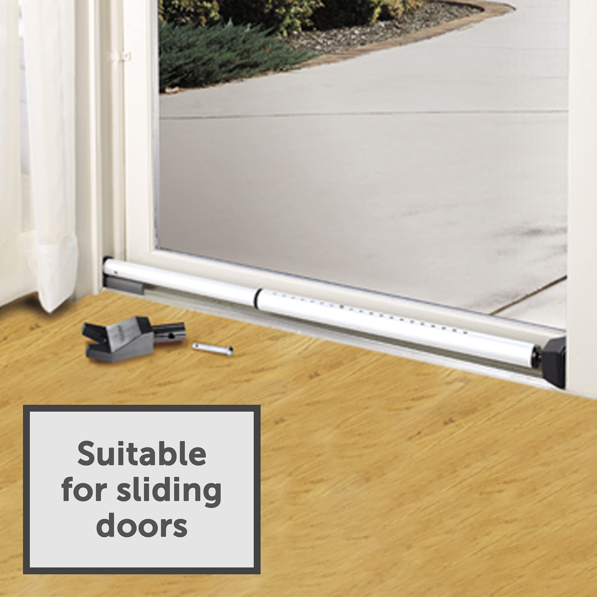 Buy Adjustable Security Bar Door Brace Portable Non Slip Telescopic