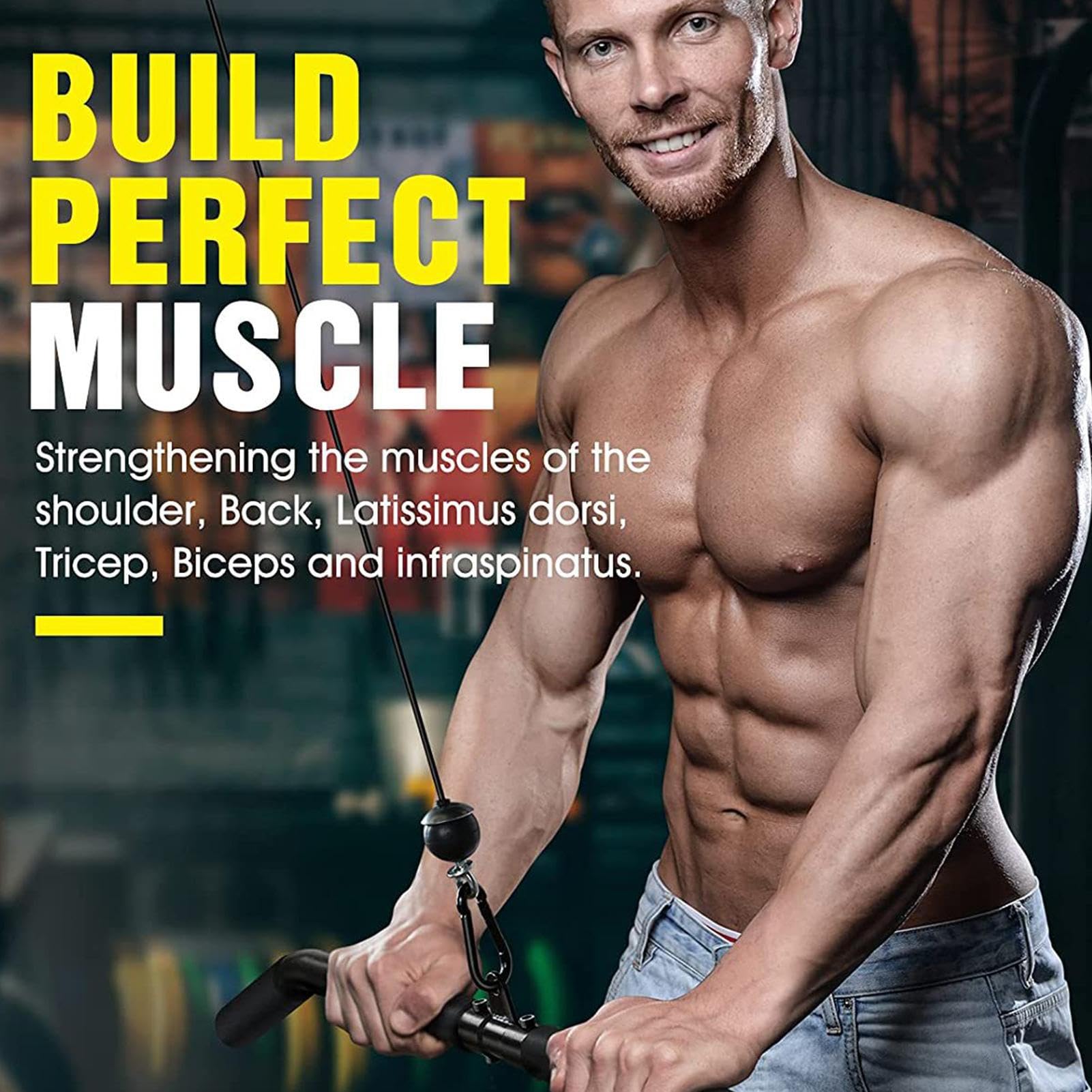 Down Down Actain, LAT Pulldown Actaints 31 LAT Załącznia z rękawami bez | Domowe akcesoria do gimnastyki do pomieszczenia lub na zewnątrz, trening, trening
