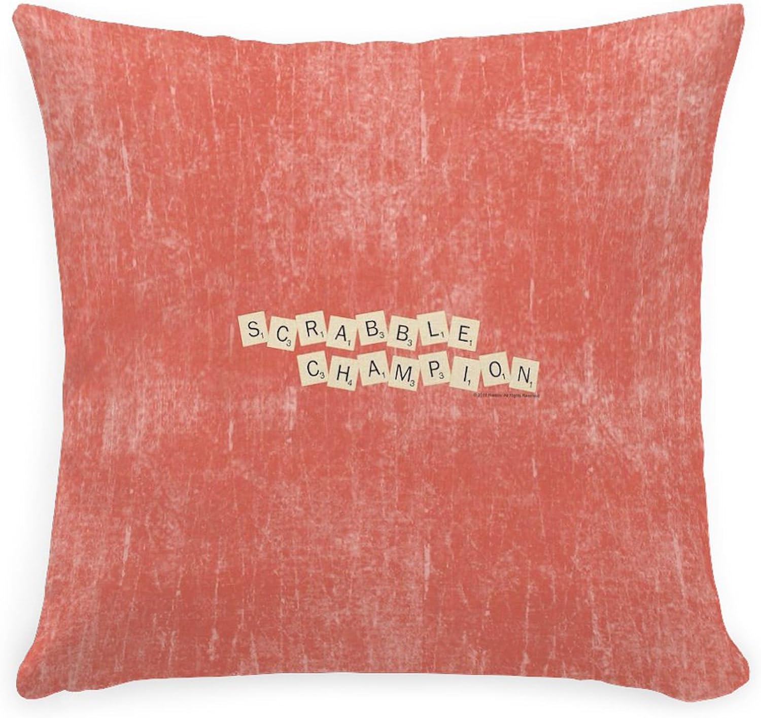CafePress Scrabble Champion Everyday Pillow Square Pillow, Decorative Accent Pillow Woven