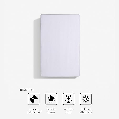 Miniatura 3 de Bedgear Protector de colchón King Basic Funda de tela ligera, silenciosa e impermeable para cama Protector de colchón lavable y transpirable