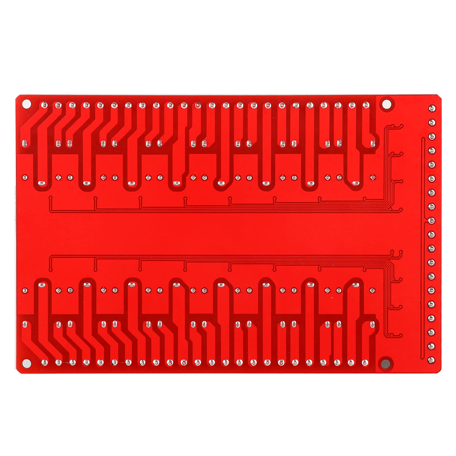 Scheda Relè, Scheda Interfaccia Modulo Relè 16 Canali Trigger Alto Basso Livello DC 5/12/24V Scheda Interfaccia Molti Canali Modulo Relè(DC5V)