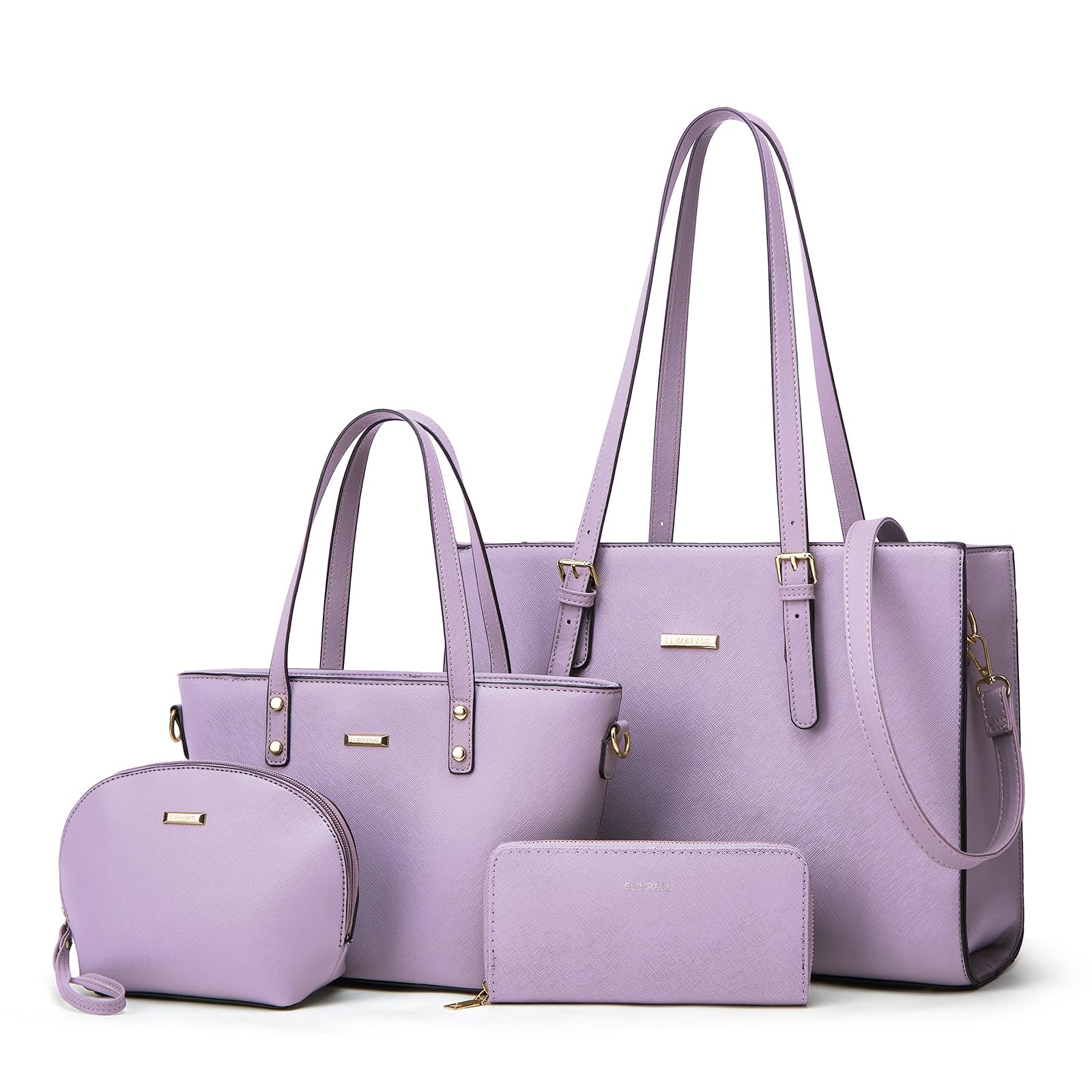 Women Fashion Handbags Tote Bag Shoulder Bags Top Handle Satchel Purse Set