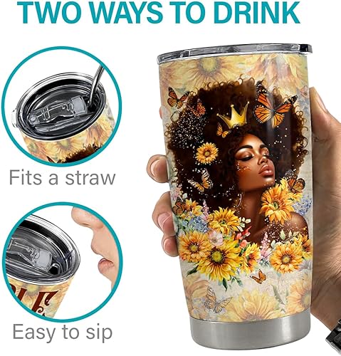 Vista 54 de SANDJEST Vaso de caballo de 20 onzas con aislamiento de acero inoxidable para café, taza de viaje, taza de caballos, regalos para mujeres y hombres