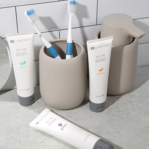 Miniatura 3 de CariFree Gel 1100, pasta dental con flúor anticaries con nanohidroxiapatita, prevención de caries y protección de esmalte, recomendado por dentistas