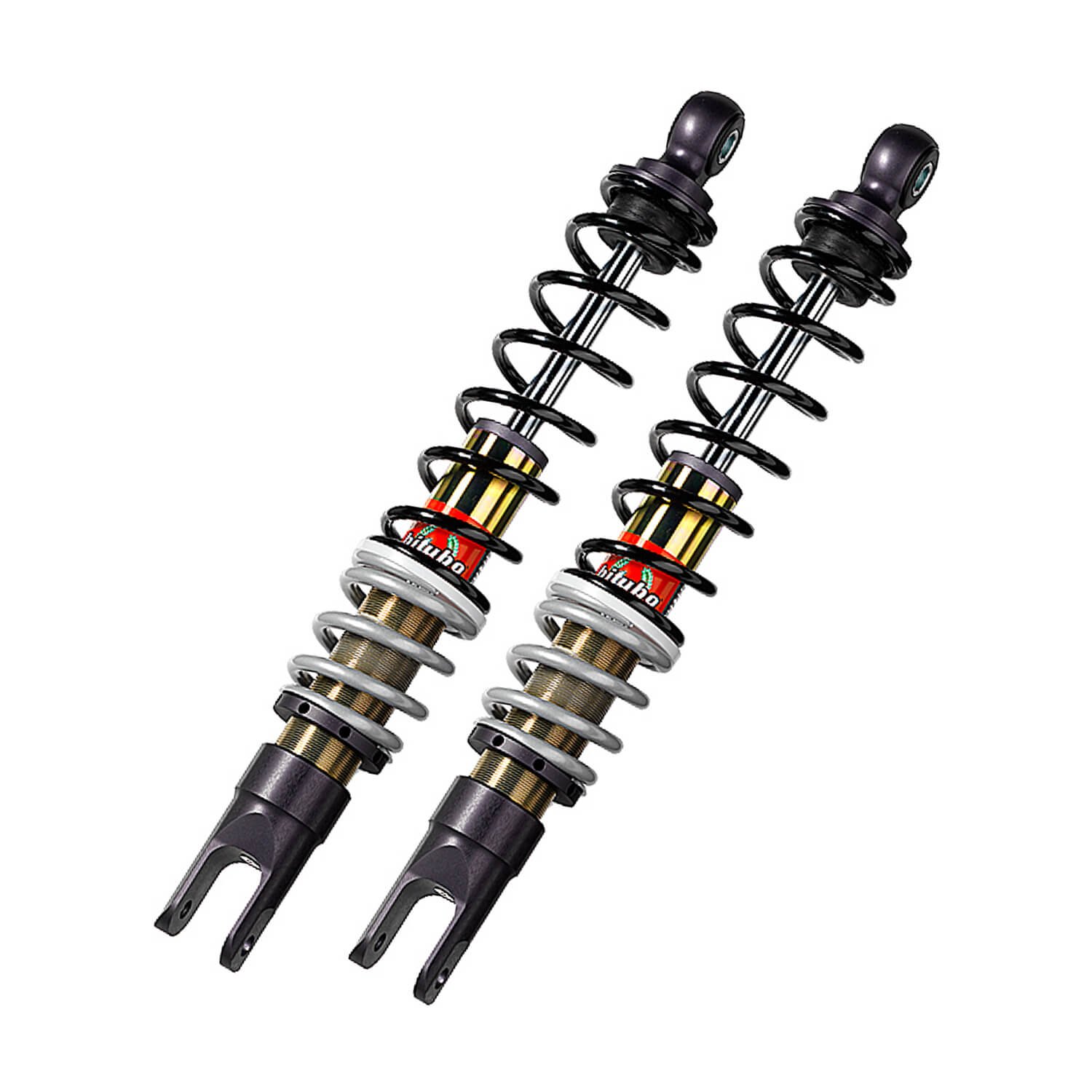 BITUBO 60309 Ammortizzatore a Gas Scooter Molla Grigia/​Nera SC149YGB02