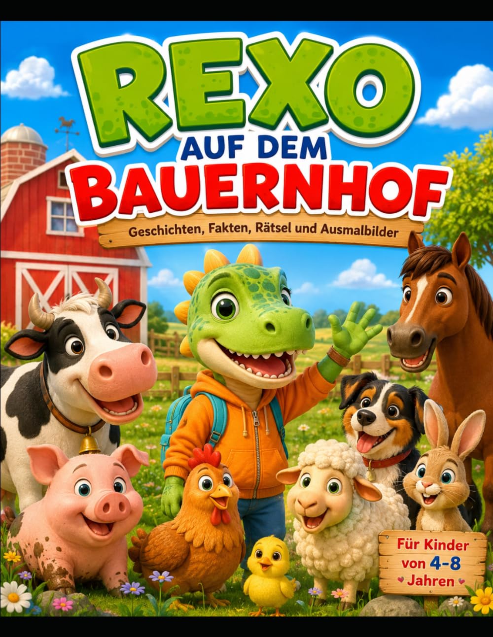 REXO AUF DEM BAUERNHOF: Geschichten, Wissen, Rätsel und Ausmalspaß