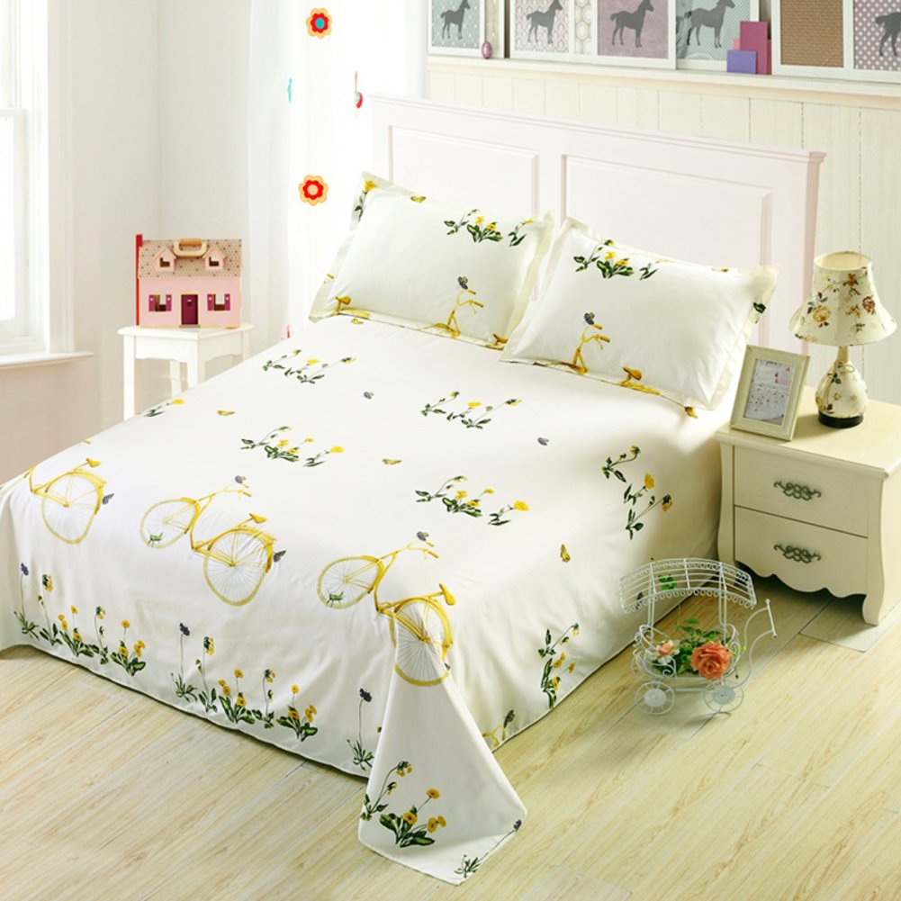 Lit enfant animé : grand drap de lit cartoon double 230x230cm cocooning