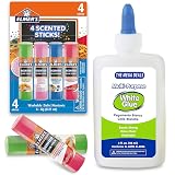 Glue Sticks for Kids, Scented Glue Sticks 4 Count 0.21 oz with White Liquid School Glues 4 oz – view 1