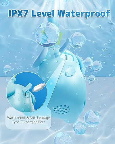 Miniatura 4 de Cabezal de ducha para bebé con termómetro de agua, juguetes de baño recargables 3 en 1, 3 cabezales de ducha intercambiables y cepillo de silicona