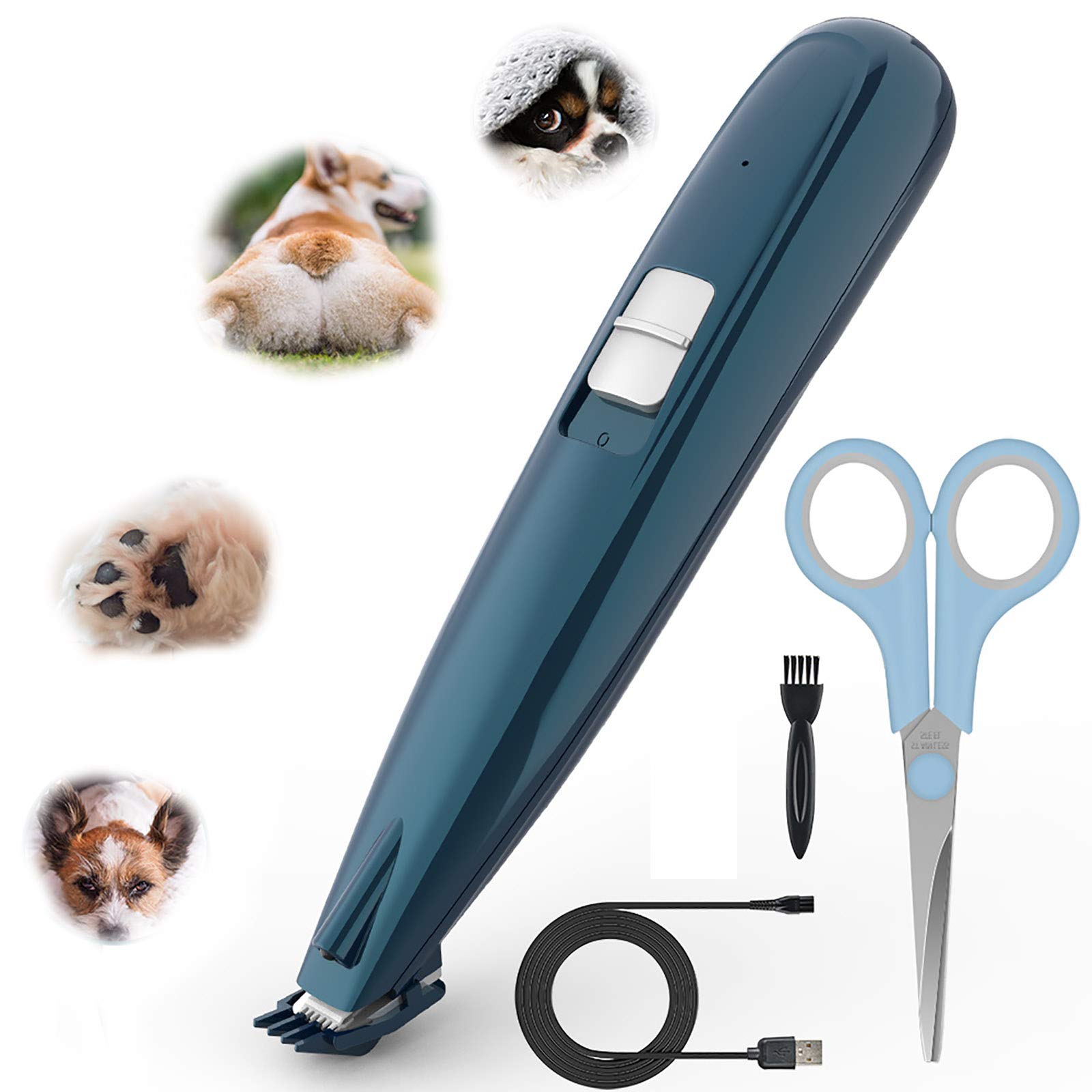 Tondeuse de toilettage pour chien et chat sans fil pour la coupe des poils de pattes