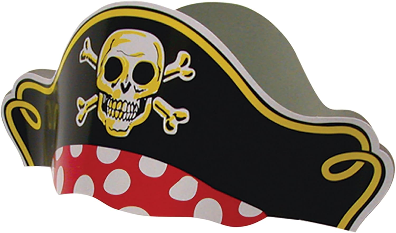 Pirate Captain Party Hats (12 Pack): Kitchen & Dining