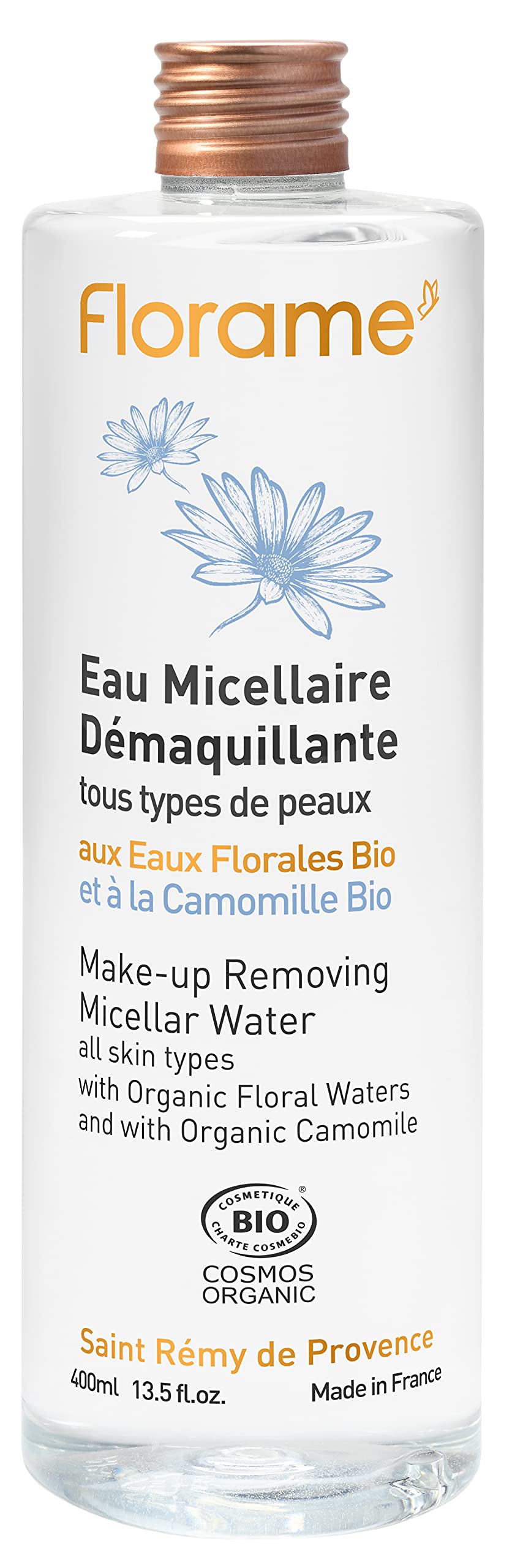 Agua micelar desmaquillante rostro y ojos