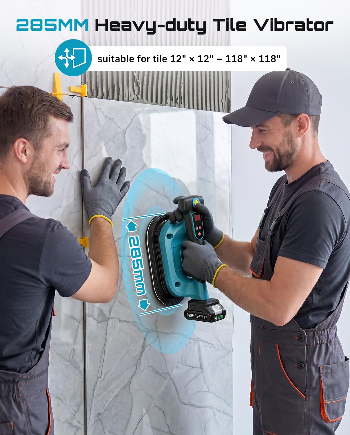 Seesii Tile Vibration Tool - Precision Tile Laying -2 Seesii Tile Vibration Tool - Precision Tile Laying -2