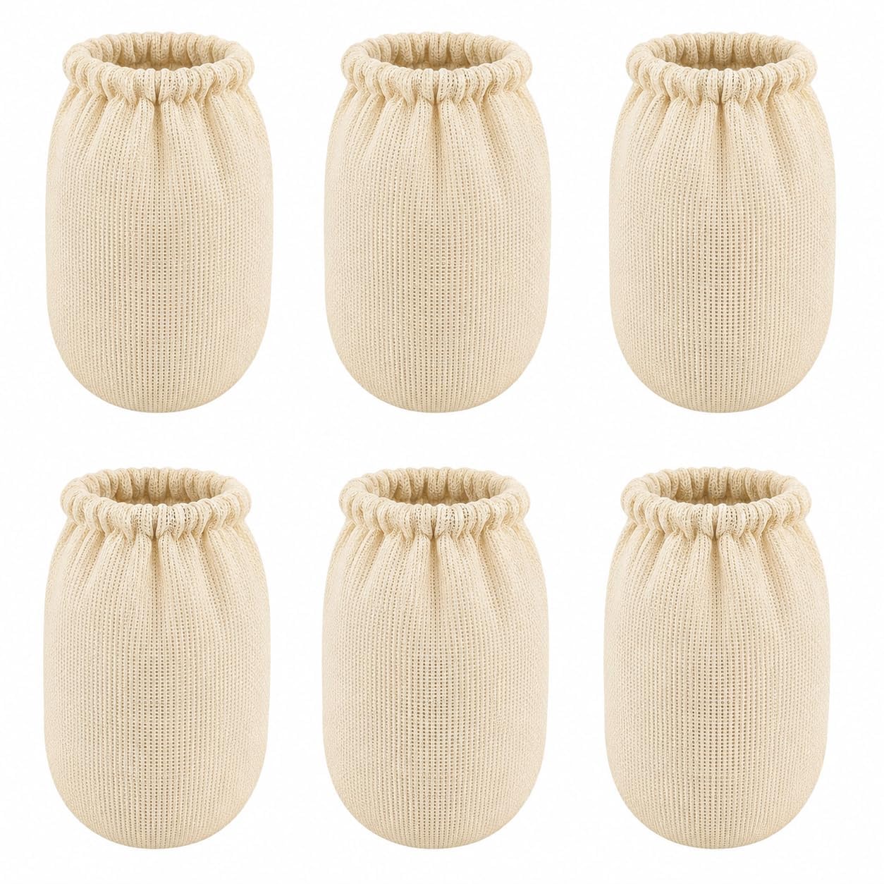 6 pcs. Double layer Unbleached Muslin Cloth Water Filter for Tap No Colour Fabric. Tap cover for Purifying; Filtering the water in Home and Kitchen, purification method-double cloth filteration.-image-12