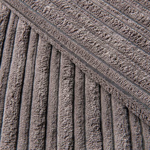 Charcoal Jumbo Cord Upholstery and Crafts Material by the Metre, 59" Width.