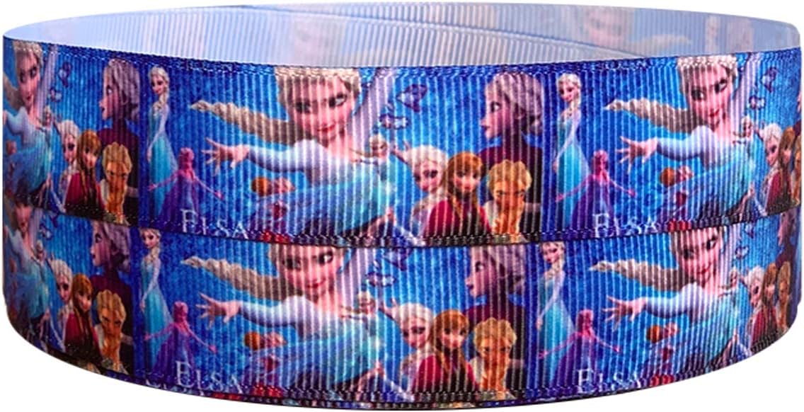 DISNEY FROZEN ELSA PRINCESS GROSGRAIN RIBBON 2M X 25mm FOR CAKE'S BIRTHDAY CAKES GIFT WRAP ...
