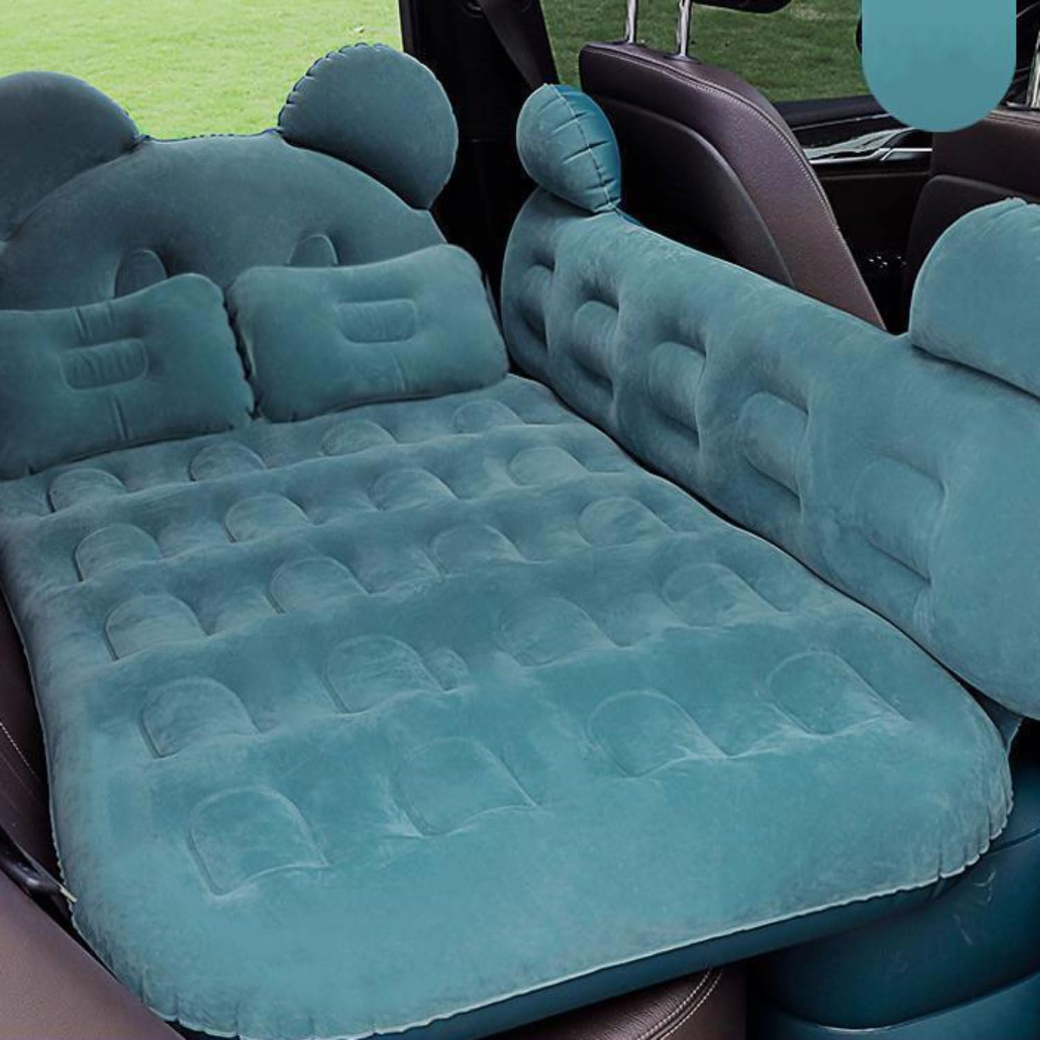 Lit gonflable voiture et matelas d'air pliable de voyage pour camping et banquette arrière