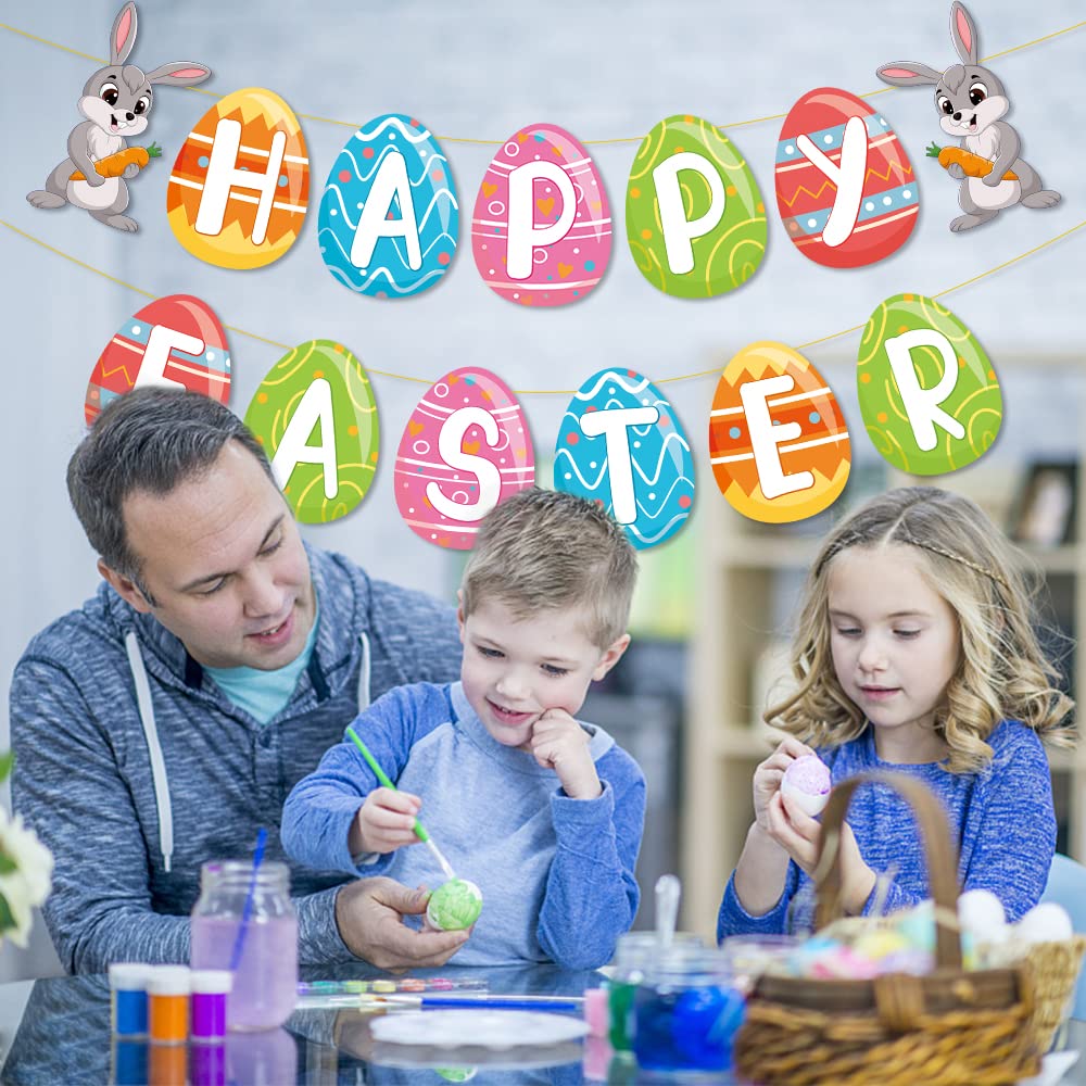 Happy Birthday Banner & Happy Easter Banner - Glittery Party Decor, DIY Hanging Sign For Celebrations - View #9