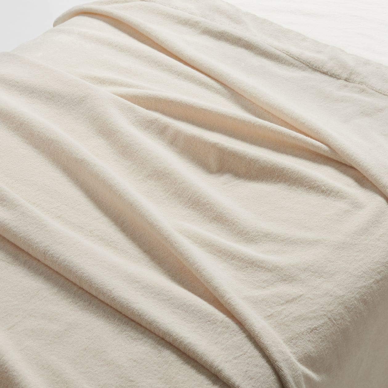 Muji Indian Cotton Blanket - D (Ecru)