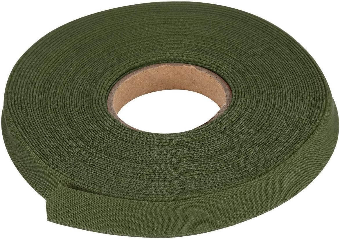 1/2 Inch Double Fold Bias Tape 10 Yards Polyester Binding Tape Bulk Brown | Continuous Bias Tape Large Roll for Sewing, Seaming, Quilting, Hemming, DIY Craft and Decorative Purposes