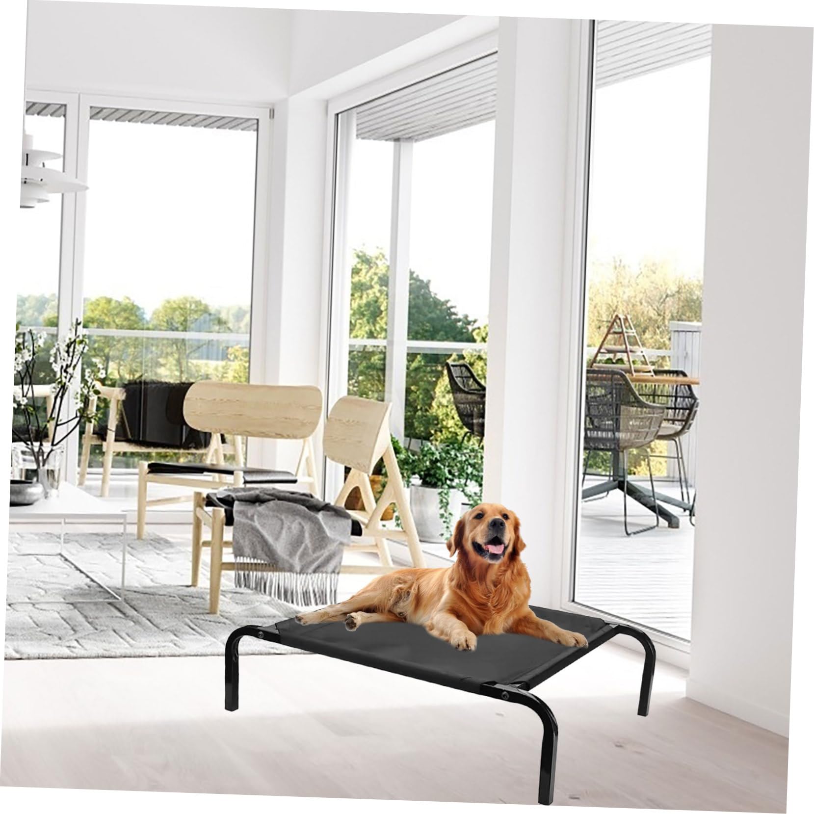 Milisten Copertura Telo Ricambio Letto Rialzato Per Cani Traspirante 42.91X29.53In Letto Per Cuccioli Amaca Staccabile Facile Da Montare Per Interni Esterni