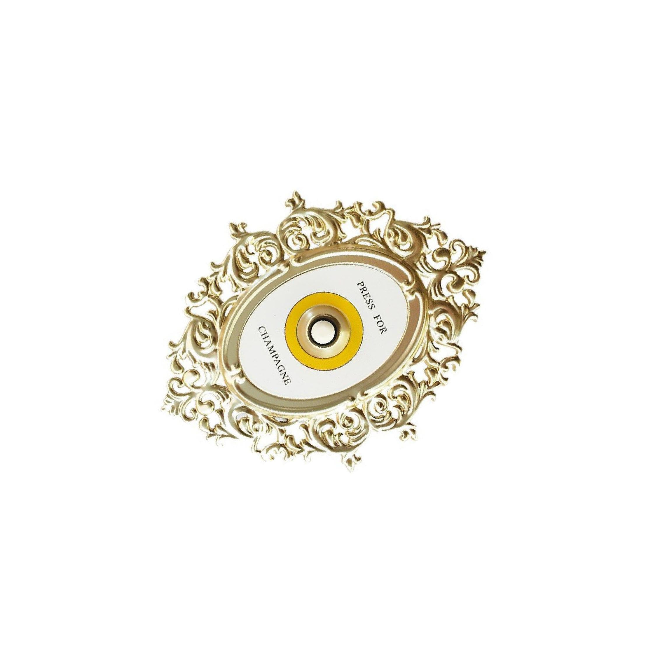 Lixsazse Gold Champagne Door Bell Collection Artwork Centerpiece Table Decoration For Party Supplies For Creative Bell Sign Office